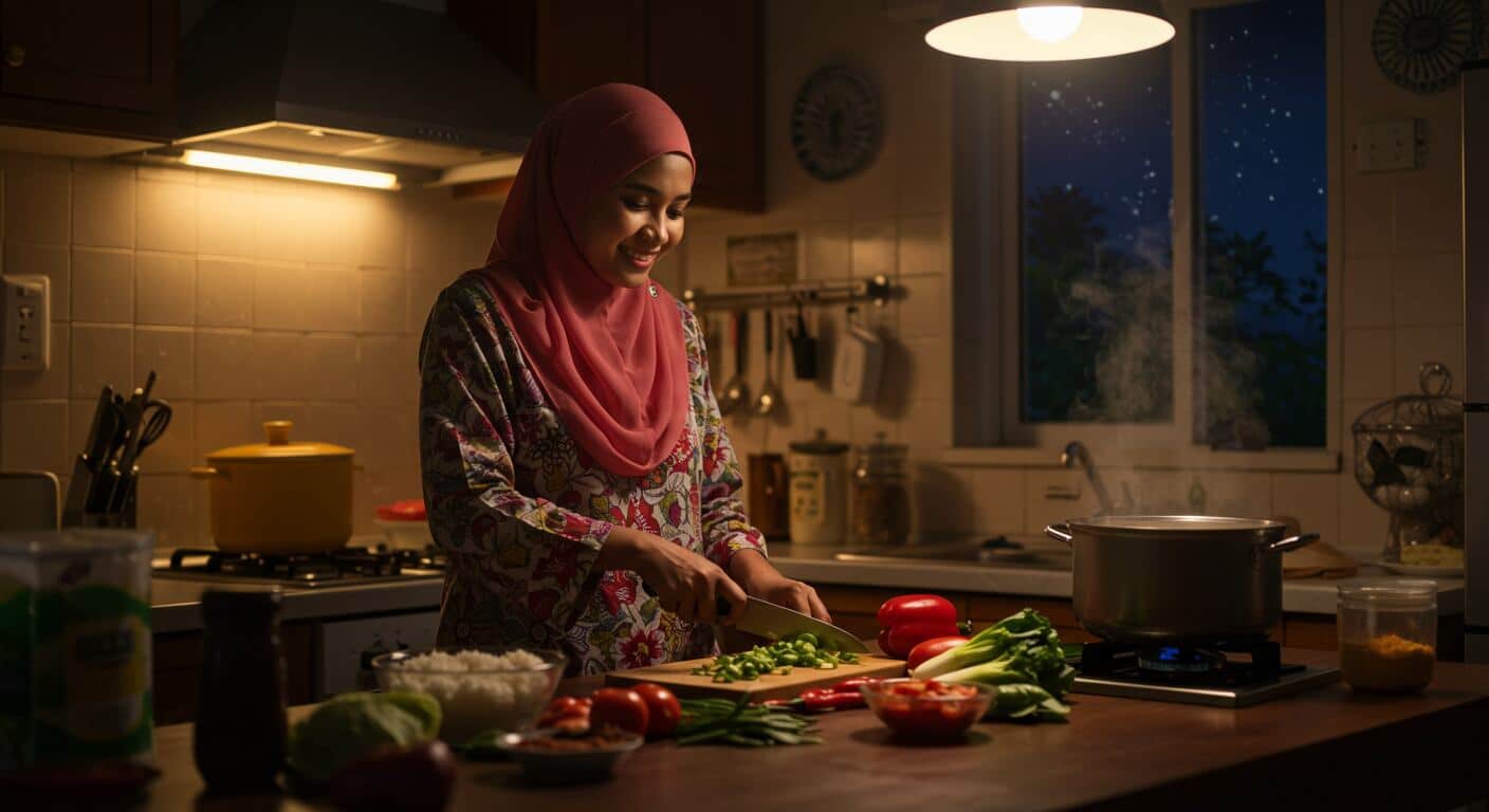 Penyediaan menu sahur dan berbuka puasa